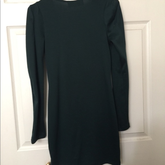 AKIRA Green Long Sleeve Mini Dress - Picture 3 of 3